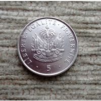 Werty71 Гаити 5 сантимов 1997