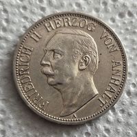 Анхальт 3 марки 1909