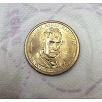 США 1 доллар 2008 года. 9 президент Харрисон.САМАЯ НИЗКАЯ ЦЕНА!!!