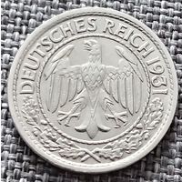 50 рейхспфеннигов 1931 F