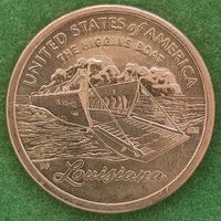 США 1 доллар 2023 Лодка Хиггинса, Луизиана