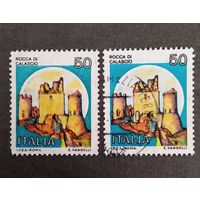 Марка Италия 1980 год Замок