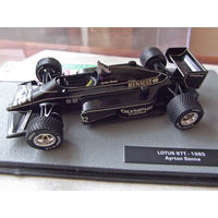 Модель автомобиля 1-43 Фомула 1 Formula 1 F1 Lotus 97T 1985 Ayrton Senna В комплекте модель, бокс, журнал Состояние модель как новая журнал отличное