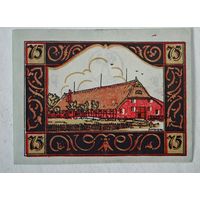 1921 год 75 пфеннигов  Германия