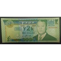 2 доллара 2000 года - Фиджи - UNC  - юбилейная