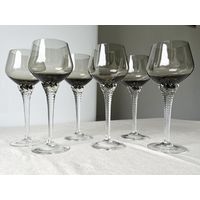 Бокалы Чехословакия цветное стекло винтаж 18см