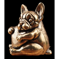 Статуэтка миниатюра Бульдог Бронза
