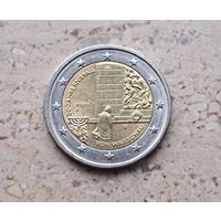 2 евро J 2020 Германия Коленопреклонение в Варшаве