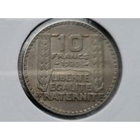 10 франков 1930 Франция Третья Республика! Серебро 10 грамм 680 пробы! ВОЗМОЖЕН ОБМЕН!