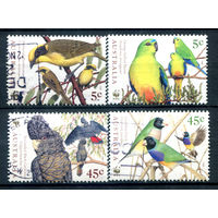 Австралия - 1998г. - птицы, охрана природы - 4 марки - полная серия, гашёные [Mi 1744-1747]. #3-WB-99-B-1