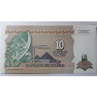 Заир, 10 новых макута 1993 г. Серия A A. UNC.