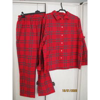 Тепленькая байковая пижама Р. 54-56