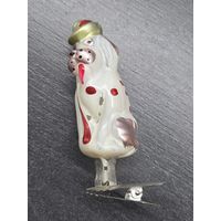 Ёлочная игрушка Пёс Мастино из набора Чиполлино СССР