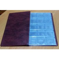 Альбом для монет на 240 монет. Размер альбома 18,5х13см.