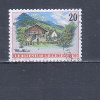 [1165] Лихтенштейн 1997. Культура.Искусство.Архитектура. Гашеная марка.