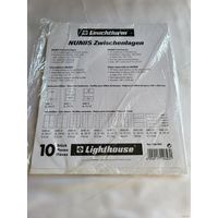 Leuchtturm Numis листы промежуточные! Целая пачка 10 шт! Германия, Лёйхтурм, Leuchtturm! ВОЗМОЖЕН ОБМЕН!