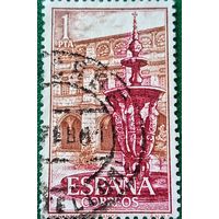 Испания 1960. Фонтан во внутреннем дворике монастыря Самос
