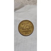 Аргентина 25 сентавос 1992