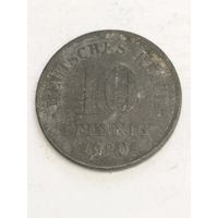 Германия 10 пфенинг 1920