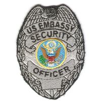 Нагрудный знак сотрудника службы безопасности посольства США