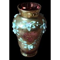 Ваза. Богемское стекло.