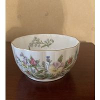 Пиала Розы Wild Tutor Aynsley Англия костяной фарфор винтаж