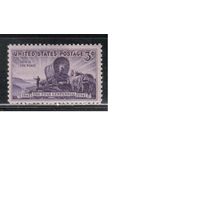 США-1947, (Мих.559),  *  , Штат Юта, Лошади(одиночка),