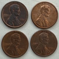 США 1 цент 1991 г. Цена за 1 шт.
