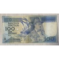 Банкнота Португалия 100 эскудо 1988 год. С рубля без МЦ.