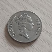 Фиджи 10 центов 1990г.