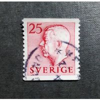 Марка Швеция 1952 год Король