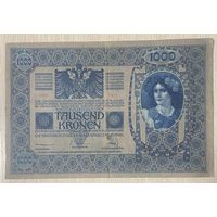 Банкнота Австро-Венгрия 1000 крон 1902 год. С рубля без МЦ