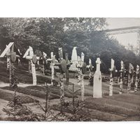 Фото ПМВ Могилы бойцов  восточный фронт..Оригинал