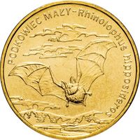 Польша 2 злотых, 2010 Летучая мышь UNC
