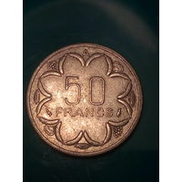 50 франков Камерун 1989 год.