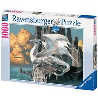 Ravensburger(Германия) Изумительной красоты паззлы Город эльфов и Белый орел (1000 элементов,одним лотом)