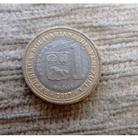 Werty71 Венесуэла 1 боливар 2007 Биметалл