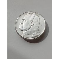 10 злотых Пилсудский 1937г.