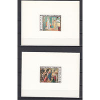 Живопись. Габон. 1975. 2 блока б/з (картон). Michel N 573-574 (- е)