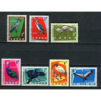 Конго (Заир) - 1963 - Птицы - [Mi. 112-118] - полная серия - 7 марок. MNH.  (Лот 39JG)-TG2P26