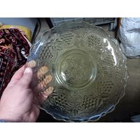 Тарелка Блюдо Виноград  СССР 27 см.