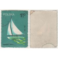 Польша 1974-06 2315 марка из серии Польские парусники 1,50zl Dal 1934 k-105 (a1-09 ТОРГ/ВАША ЦЕНА
