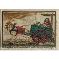 Нотгельд 75 пфеннигов 1921 год. Кнайтлинген. Веймарская республика.