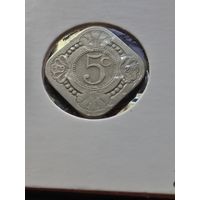 Нидерланды 5 центов 1923 г.