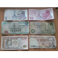 С РУБЛЯ. Лот банкнот 6 шт.