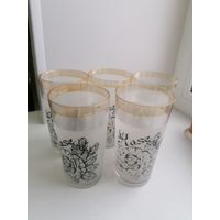 Стаканы Rose 5штук