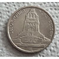 Саксония 3 марки 1913 100 лет битве народов