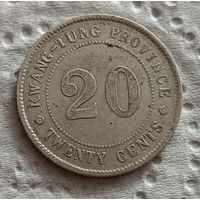 Китай провинция Кванг-Тунг 20 центов 1919