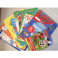 Раскраски. Творческие задания (одним лотом, есть новые и начатые)