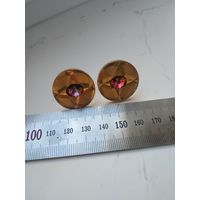 Запонки ссср рэтро большие